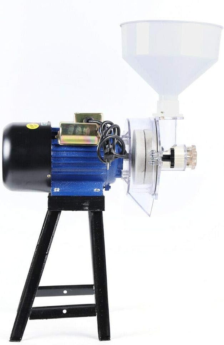 2200W Electric Wet Grain Mill Grinder - 120 Lbs/h Capacity For Soybeans, Rice, Corn (110V)