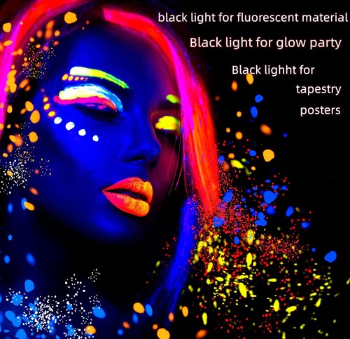 Black Light Bar 10W 1Ft LED Blacklight for Fluorescent Tapestry Poster Body Pain - Picture 5 of 11