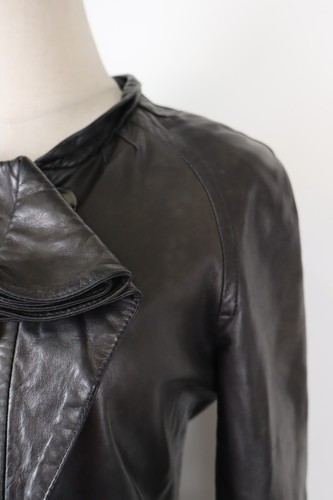 Love Moschino Jacket Leather Woman Size 42 Leather Jacket Casual Vintage - Picture 2 of 9