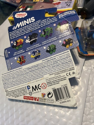 RARE Thomas Minis Dc Super Friends Robin Catwoman Riddler Beast Boy New in box - Picture 2 of 2