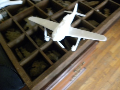 WW2 German Focke Wulf FW190 Modellflugzeug - zusammengebaut, 3D gedruckt, Maßstab 1:64" - Bild 1 von 6