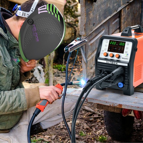 5IN1 200AMP Aluminium MIG Welder Gas Gasless 230V LIFT TIG MMA Welder - Picture 16 of 19