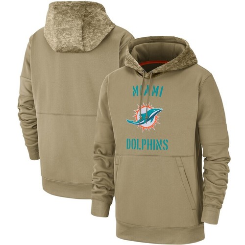2019 Men's Khaki Salute to Service Sideline Performance Therma Pullover Hoodie. - Picture 25 of 64