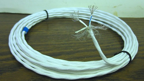 25 feet 20 AWG Shielded Silver Plated PTFE Teflon(R) Wire Twisted Pair SPC