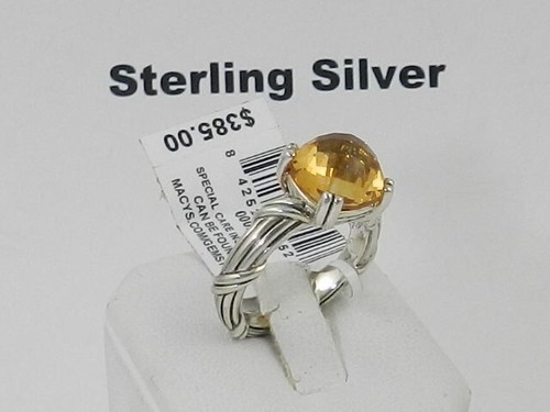 Peter Thomas Roth Citrin Ring (4 Kt. T.w.) in Sterling Silber, 7