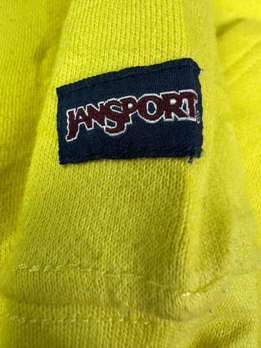 Goucher College Hoodie Size XL USA Pre Loved Hoody Yellow Jansport - Picture 3 of 8
