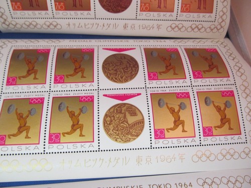 Olympische Sommerspiele 1964 TOKIO POLEN BRIEFMARKEN LOT VON 8 UNSCHARNIERTEN BLÖCKEN - Bild 5 von 9