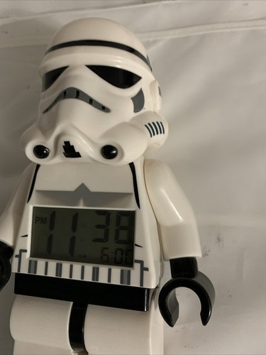 Lego Star Wars Stormtrooper Digitaler batteriebetriebener Wecker funktioniert getestet 9 Zoll - Bild 3 von 9