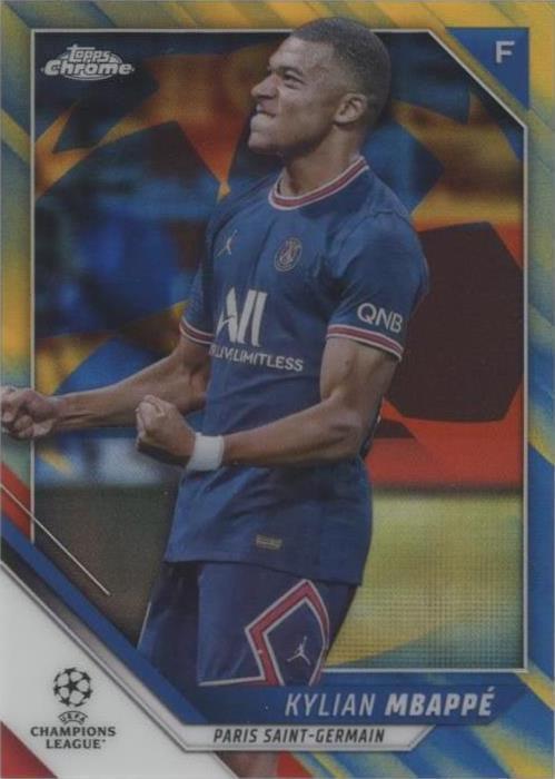 2021-22 Topps Chrome UCL Kylian Mbappé #1 for sale | eBay