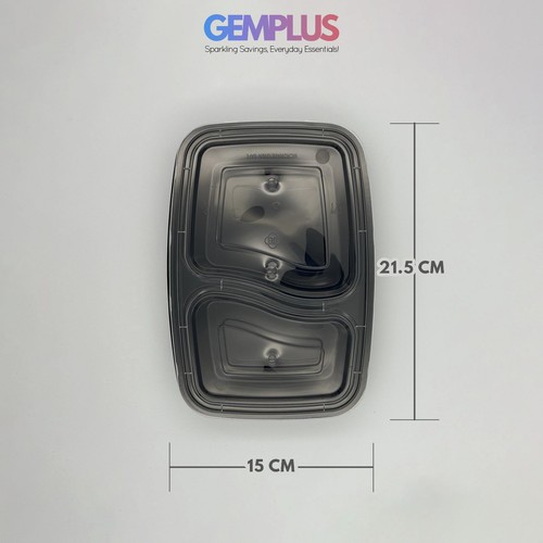 GEM+ | 20 x Meal Prep 750 ML Containers Plastic Lunch Box Microwavable BPA Free - Picture 2 of 4