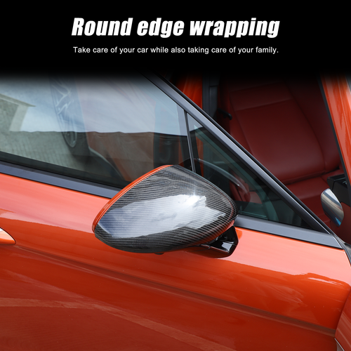 Real Carbon Fiber Exterior Rearview Mirror Cover For Porsche Panamera 971 20-23 - Foto 15 di 24
