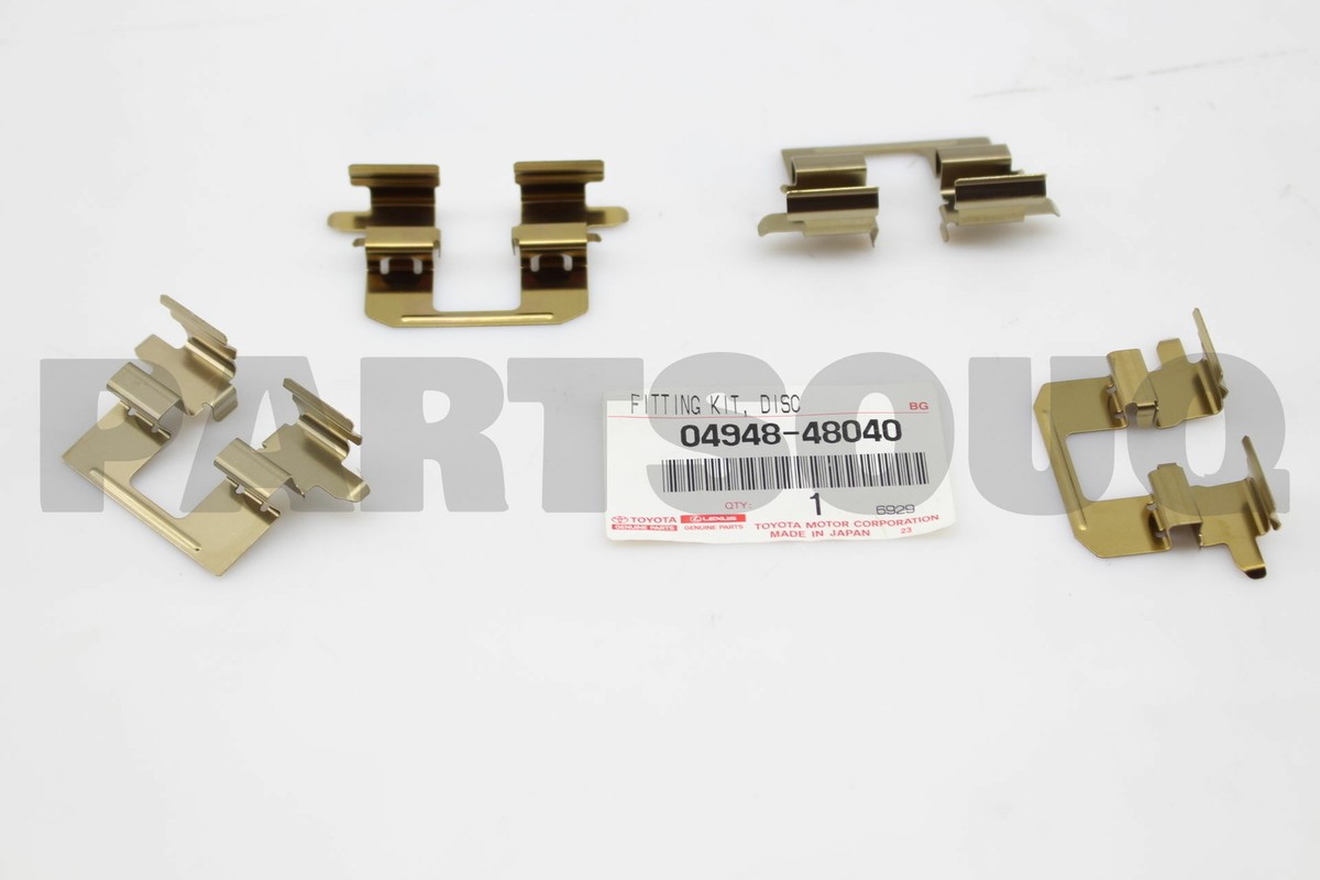 Zoeさん専用 0494848040 Genuine Toyota FITTING KIT, DISC BRAKE, REAR