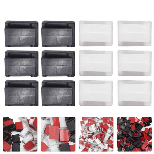 100 Pcs Wire Clip Self Adhesive Cable Tie Mounts Holders for Cords Desk - Photo 12/12