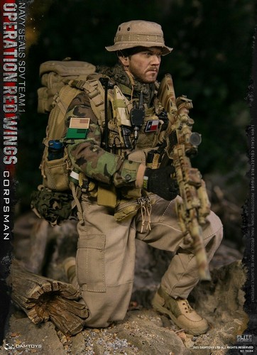 1/6 DAMTOYS 78084 Navy SEALs Medical Male Soldier Operation Red Wing Figure Toy - Picture 1 of 12