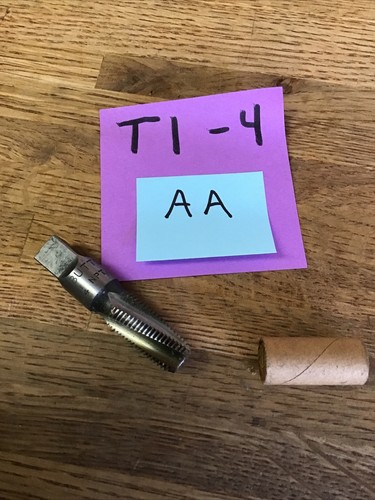 1/4-18  L.H.  Spiral TAPER PIPE TAP 1/4 NPT 1/4X18 BUTTERFIELD HSQ-4 (QTY: 1) - Picture 1 of 7