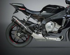 Yoshimura Alpha Signature Series Slip-On, Carbon Fiber Muffler YAM YZFR1 2015