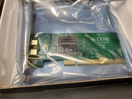 Rosewill RNX-N250PC2 802.11 b/g/n Wireless Wifi N PCI Adapter Card Desktop PC - Afbeelding 4 van 4
