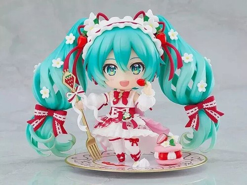 Hatsune Miku Nendoroid 15th Anniversary Ver. Erdbeerkleid 10 cm mit Karton - Bild 8 von 12