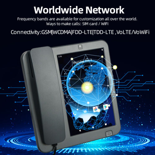 Telefono di rete wireless domestico ufficio, telefono 4G senza fili hotel touch 8 pollici - Foto 2 di 12