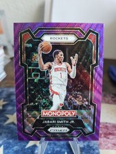 2023-24 Prizm Monopoly Jabari Smith Jr Purple Wave Prizm #32