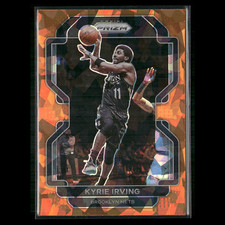 Kyrie Irving #99 2021-22 Prizm Orange Ice Prizm Brooklyn Nets 