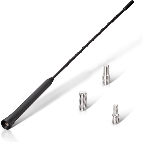 Repuesto Antena Vehículo Universal 16" para Radio AM/FM - Goma Flexible