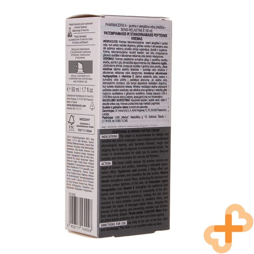 Pharmaceris A SENSI-RELASTINE-E Tightening Firming Peptide Cream SPF20 50ml - Picture 3 of 12