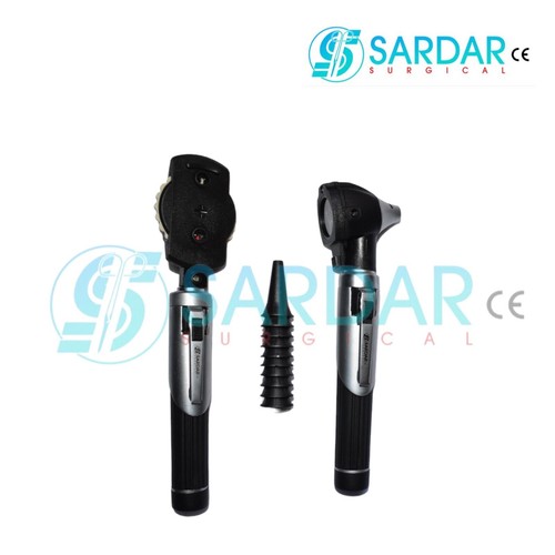 MINI OTOSCOPE OPHTHALMOSCOPE LARÍNGEA DIAGNOSTIC ENT MEDICO Y VETERINARIO LED 2p - Imagen 2 de 11