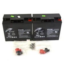  2 Ritar RT12180 12V 18Ah Sealed Lead Acid Replacement Rechargeable Battery