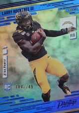 2021 Panini Prestige Football Rookies #229: Larry Rountree III Xtra Points Blue