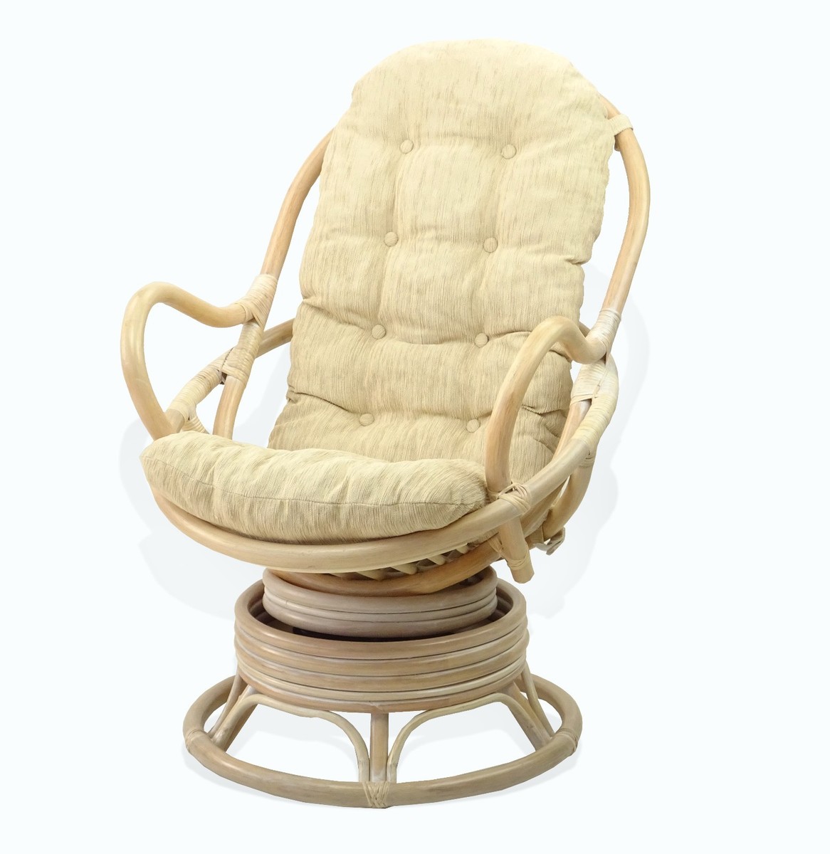 Used rattan swivel chair discount