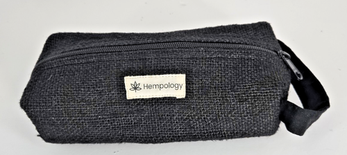 Hempology Mini Small Hemp Travel Bag - Charcoal Black - Picture 7 of 7