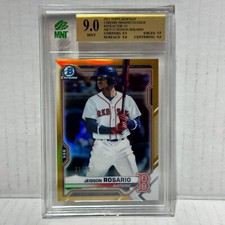⚾ JEISSON ROSARIO MINT 9 GOLD REFRACTOR 2021 Bowman Chrome Prospects /50 BCP-37