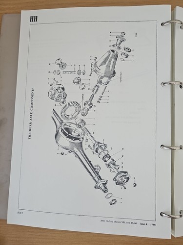 Original 1966 BMC Workshop Manual A55 A60 Mk2, Oxford Series V VI, 15/60, 16/60 - Picture 17 of 24