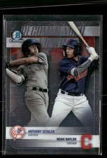 2018 Bowman Draft #RV-SN Anthony Seigler / Noah Naylor Recommended Viewing