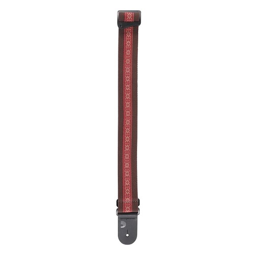 D'Addario Guitar Strap - Deluxe Cotton Guitar Strap, Brown - Picture 2 of 3