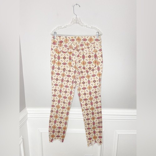 Free People Wild Child Printed Aztec High Waist Rise Skinny Jeans Size 31 - Picture 4 of 6