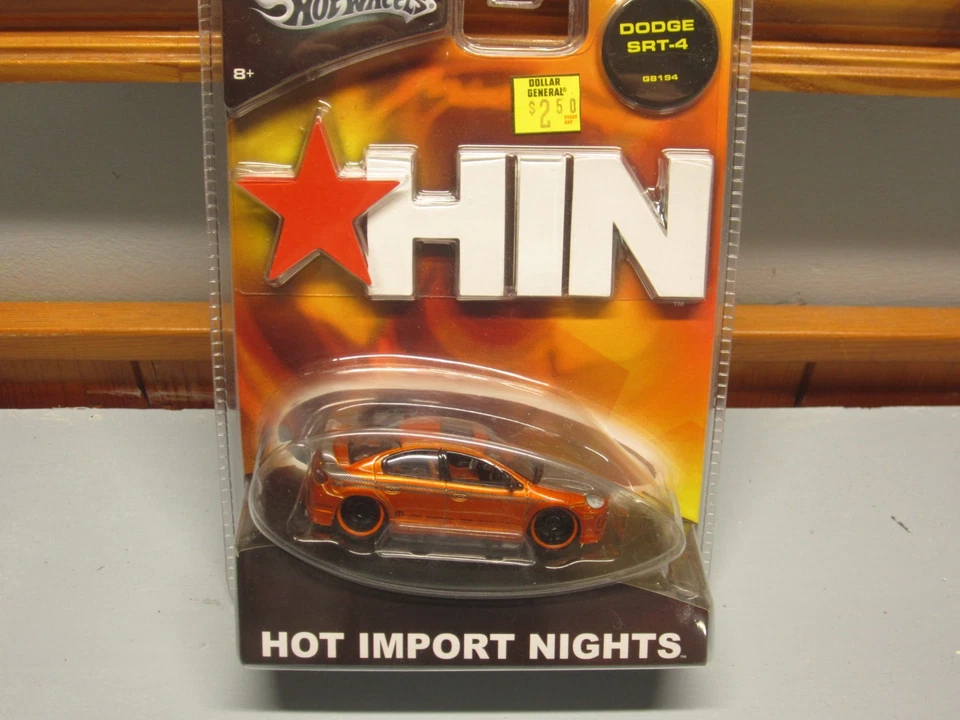 **RARO** Dodge SRT-4 Hot Wheels Hot Import Nights naranja Foto 2 de 4