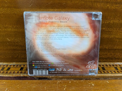 Flint Juventino Beppe Remote Galaxy SEALED 2L Pure Audio Blu-Ray Audiophile - Picture 2 of 4