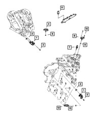 Genuine Mopar Temperature Sending Unit Sensor 5011852AB