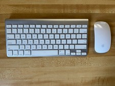 Apple A1314 Wireless Keyboard MC184LL/A  Bluetooth Magic Mouse A1296 MB829LL/A