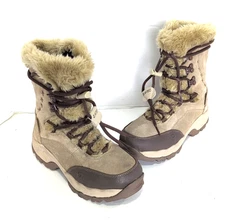 Hi-Tec Boots St. Moritz 200 Thermo Dri Womens 8 Winter Fur Snow Insulated Hiking