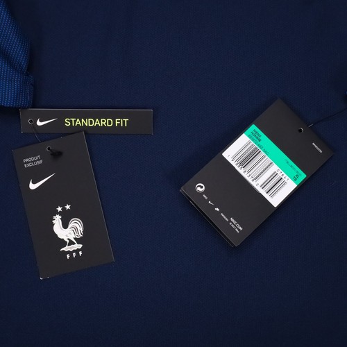 FRANCE FFF 2018 HOME SHIRT NEW BNWT - MAILLOT NIKE NEUF COUPE DU MONDE 2 ÉTOILES - Picture 17 of 18