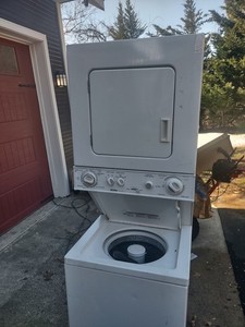 Whirlpool WET4024HW0 Stackable Electric Washer Dryer Combo White Heavy Duty