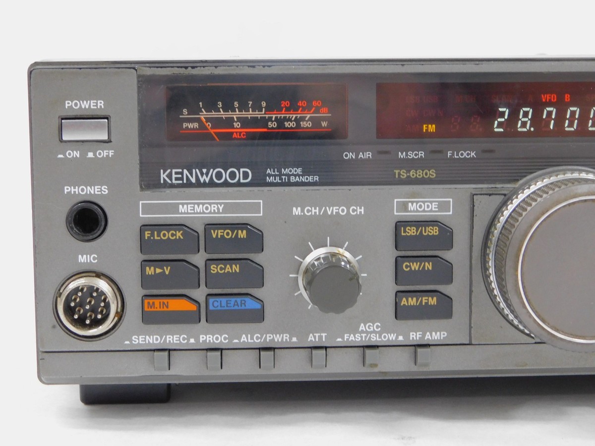 KENWOOD TS-680S 受信機　中古品 KENWOOD TS-680S HF/50MHz 100W ALL Mode Transceiver Amateur