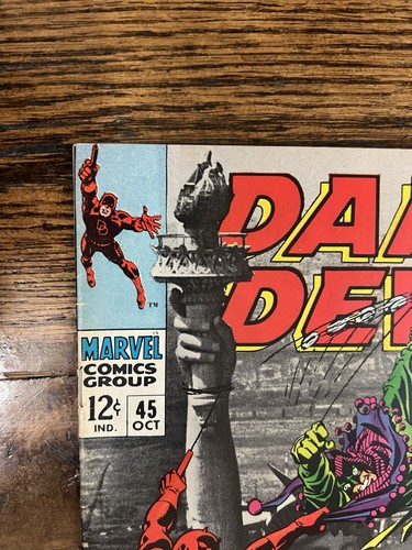 Daredevil #45 Marvel 1968 Estatua de la Libertad Cubierta! VF - Imagen 3 de 6