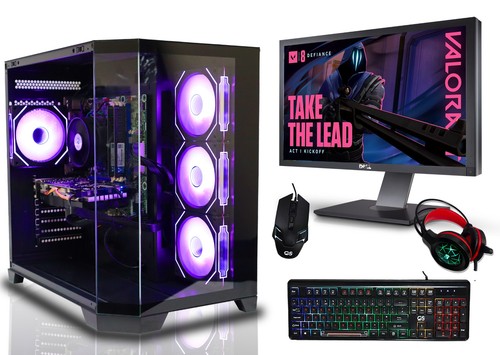 Fast Gaming PC Bundle Intel i7 9th Gen 32GB DDR4 RTX 5060 2TB + 1TB - Windows 11 - 第 1/15 張圖片