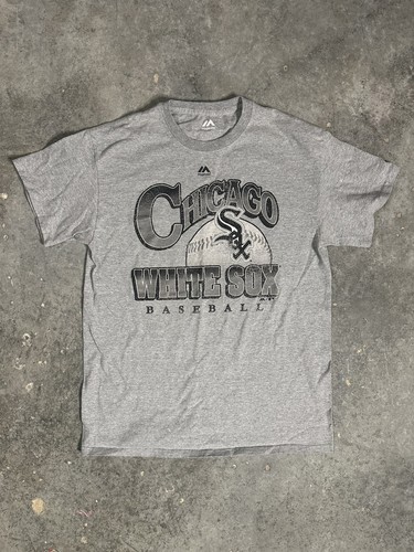 Vintage Majestic - Uomo Medium - Manica Corta - Logo Grafico Chicago White Sox - Foto 2 di 2