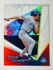 1999 Topps Tek Refractor Foil Mark Grace Parallel Chicago Cub 26B P-21 Rare Card