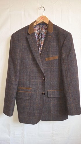 Saywers & Hendricks Men's Tweede Jacket and waistcoat Size 44R CG H47